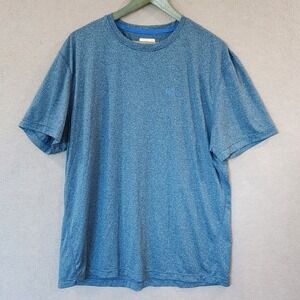 Marmot T-Shirt Mens XL Blue Short Sleeve Crew Neck Pullover‎ Breathable Fitness